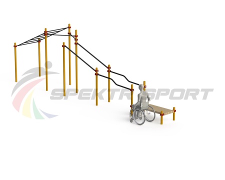 Купить Спортивный комплекс для инвалидов-колясочников WRK-D22_76mm в Ртищеве 